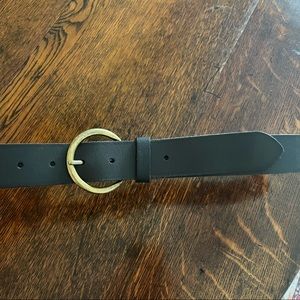 Frye Black Leather Belt - M